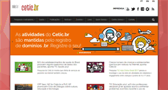 Desktop Screenshot of cetic.br